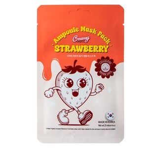 Creamy Heart Me Strawberry Ampoule Mask 1c